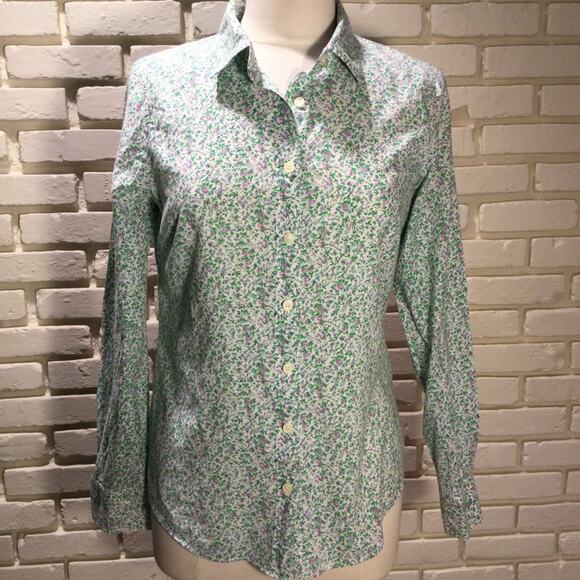 J. Crew Factory long sleeve cotton blouse S - Picture 1 of 5